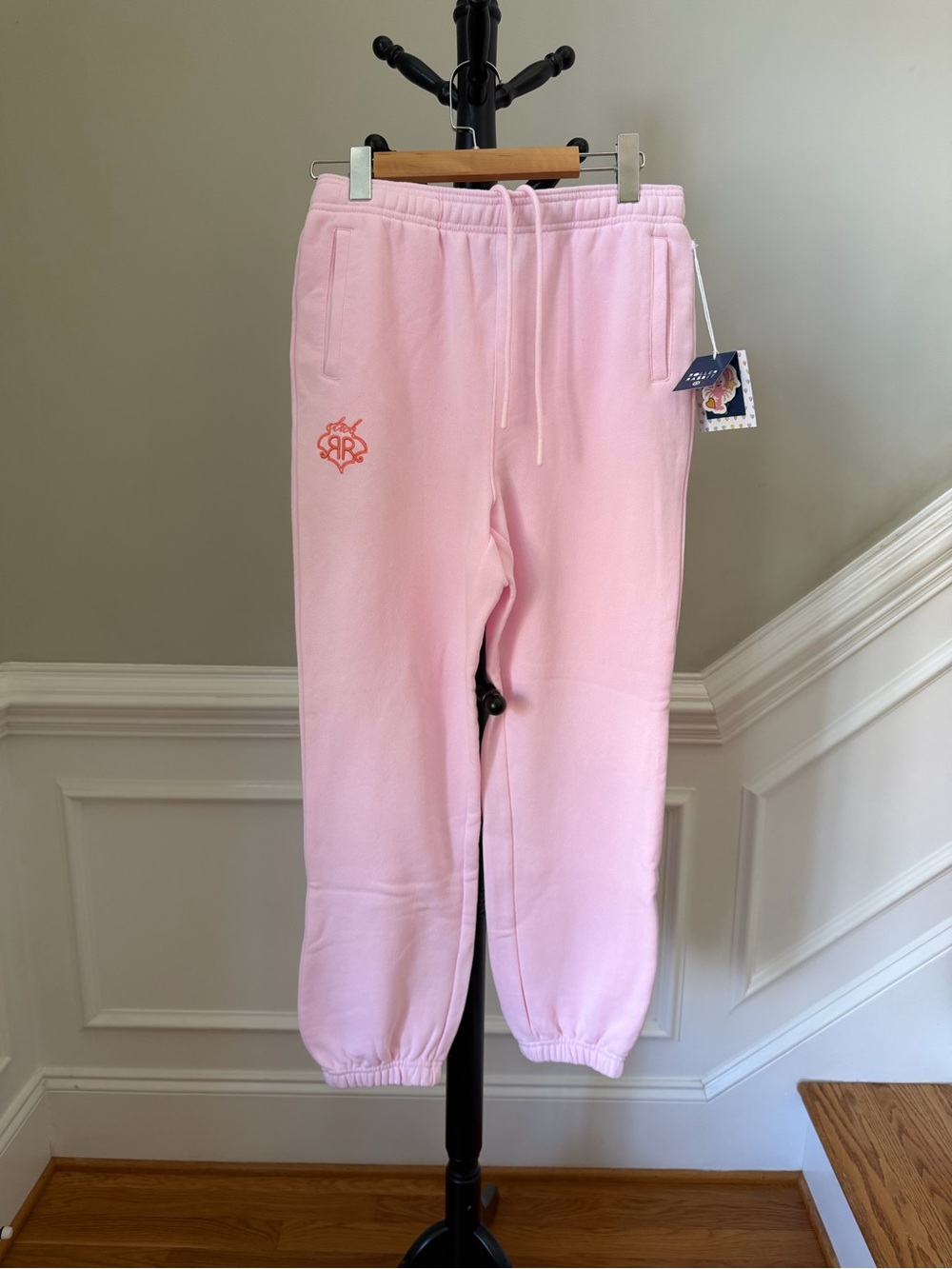 Roller Rabbit Pink Fleece Jogger Sweatpants for Target